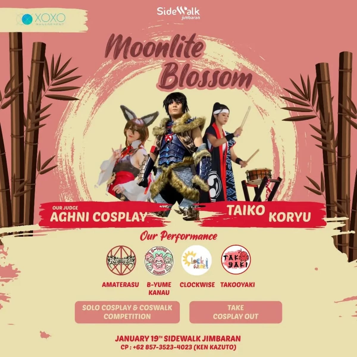 moonlite cosplay event di Januari 2025 Bali